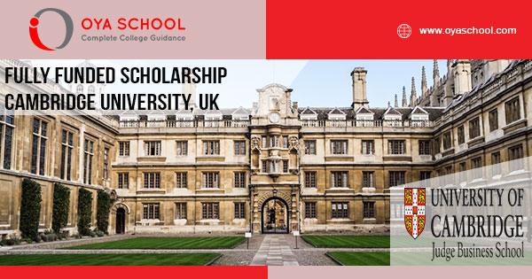 Fully Funded Scholarship Cambridge University, UK