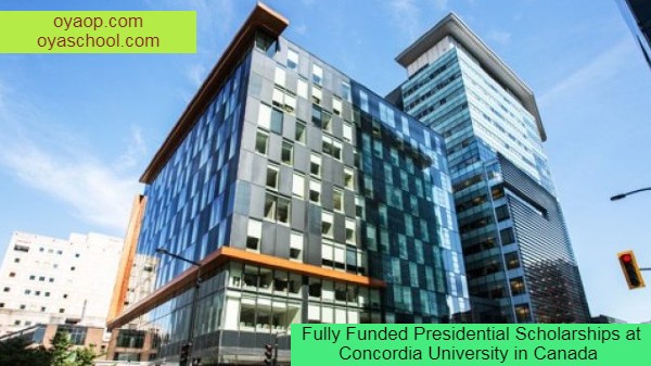 Fully Funded Presidential Scholarships at Concordia University in Canada