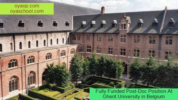 Fully Funded Post-Doc Position At Ghent University in Belgium