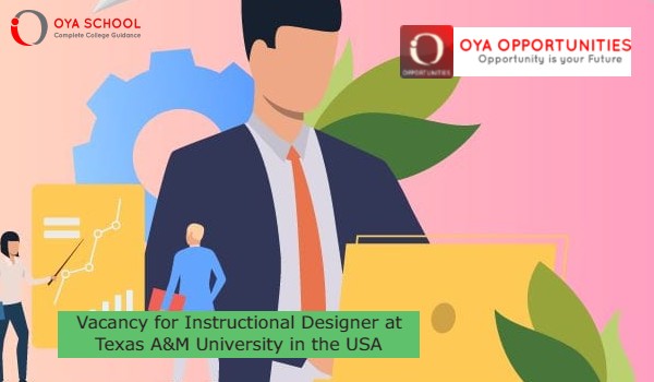 Vacancy for Instructional Designer at Texas A&M University in the USA