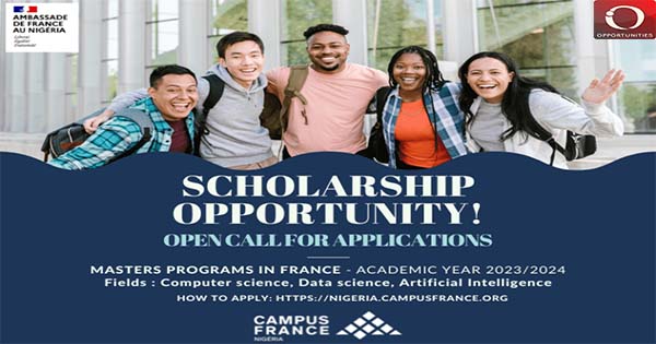 Apply Now | Embassy of France in Nigeria Scholarship 2023/2024