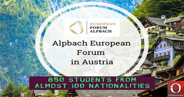European Forum Alpbach Scholarship 2023 | Apply Now